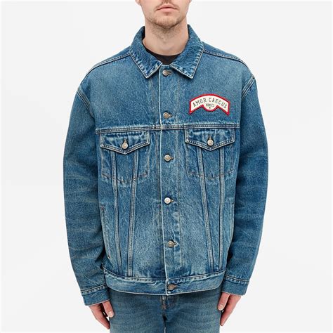 gucci side adjusters denim jacket|Gucci denim jacket sale.